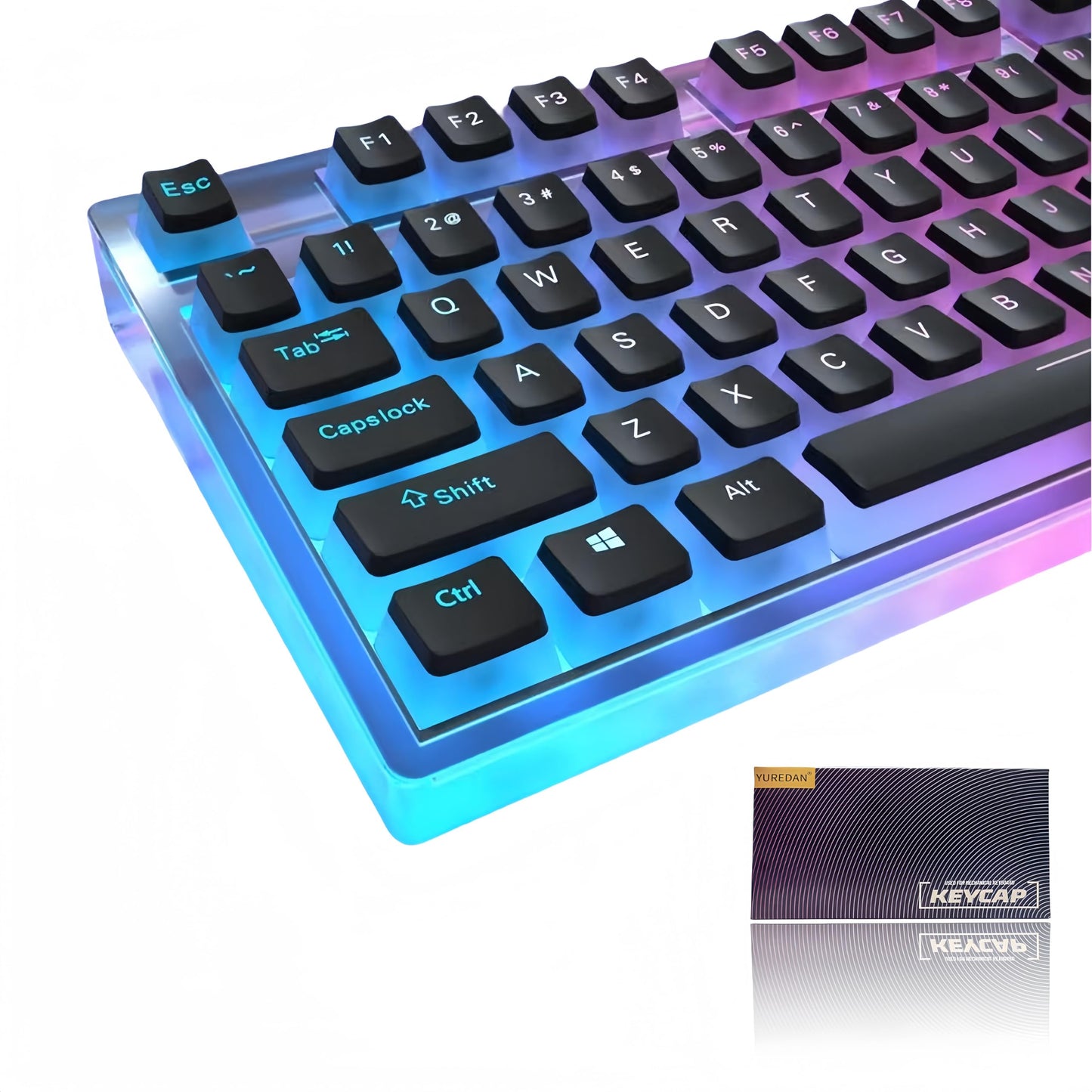 130キー プリンキーキャップ PBT透明感キーキャッ61/64/87/104/108 Cherry MX OEMプロフィールユニバーサルタイプ