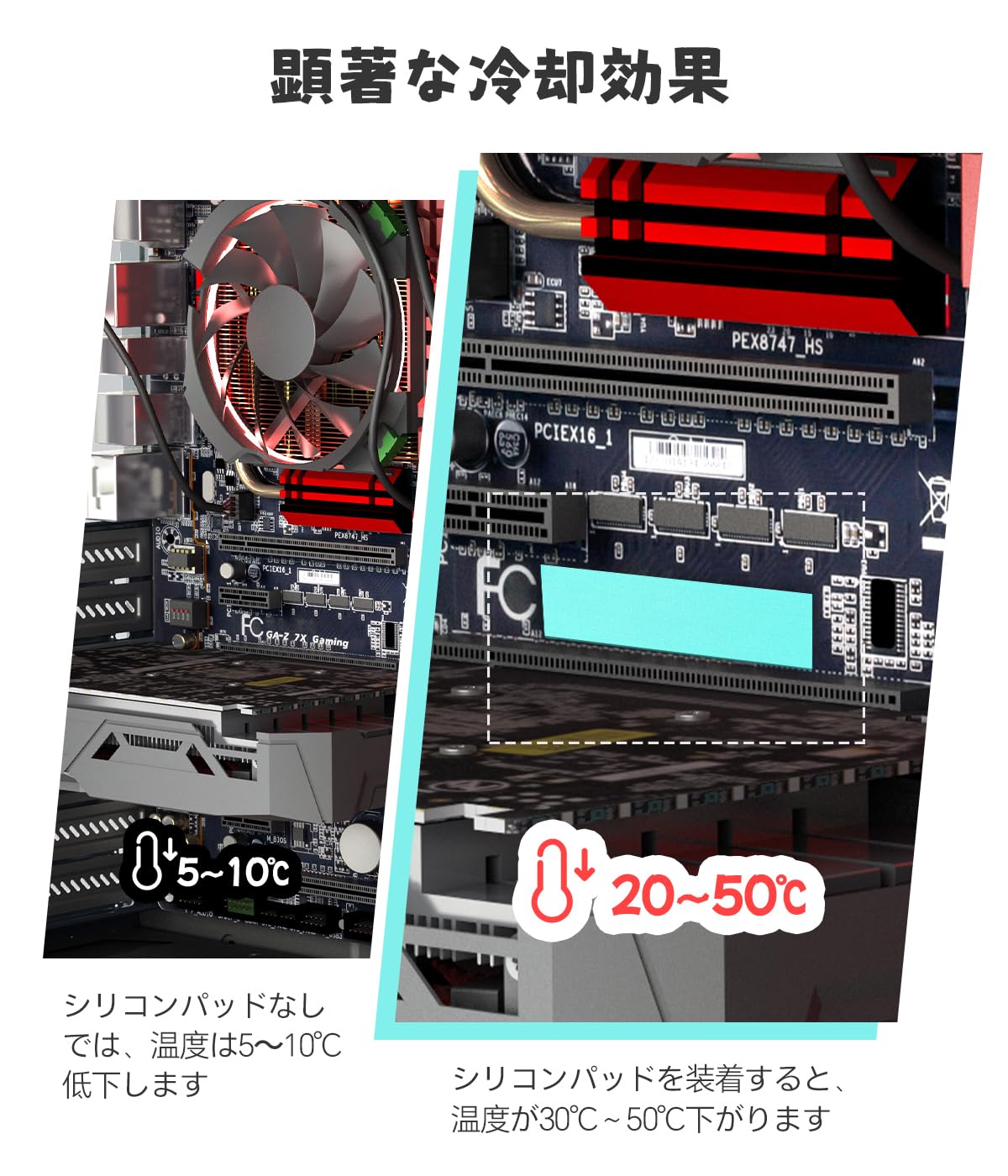 5個 3KS 熱伝導シート厚度 1mm 熱伝導率 12.8 W/mk ヒートシンク ノートパソコン冷却 IC チップセット 熱伝導用 両面熱伝導 シリコーンパッド セット チップセット冷却用 熱対策で使用 リコンシートン 絶縁 グリーン