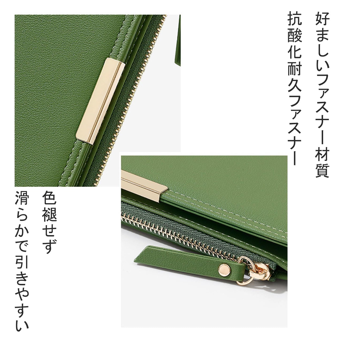 長財布 二つ折り 長財布 薄財布 PUレザー カード収納 紙幣 小銭入れ 二つ折り 財布 プレゼント レディース メンズ