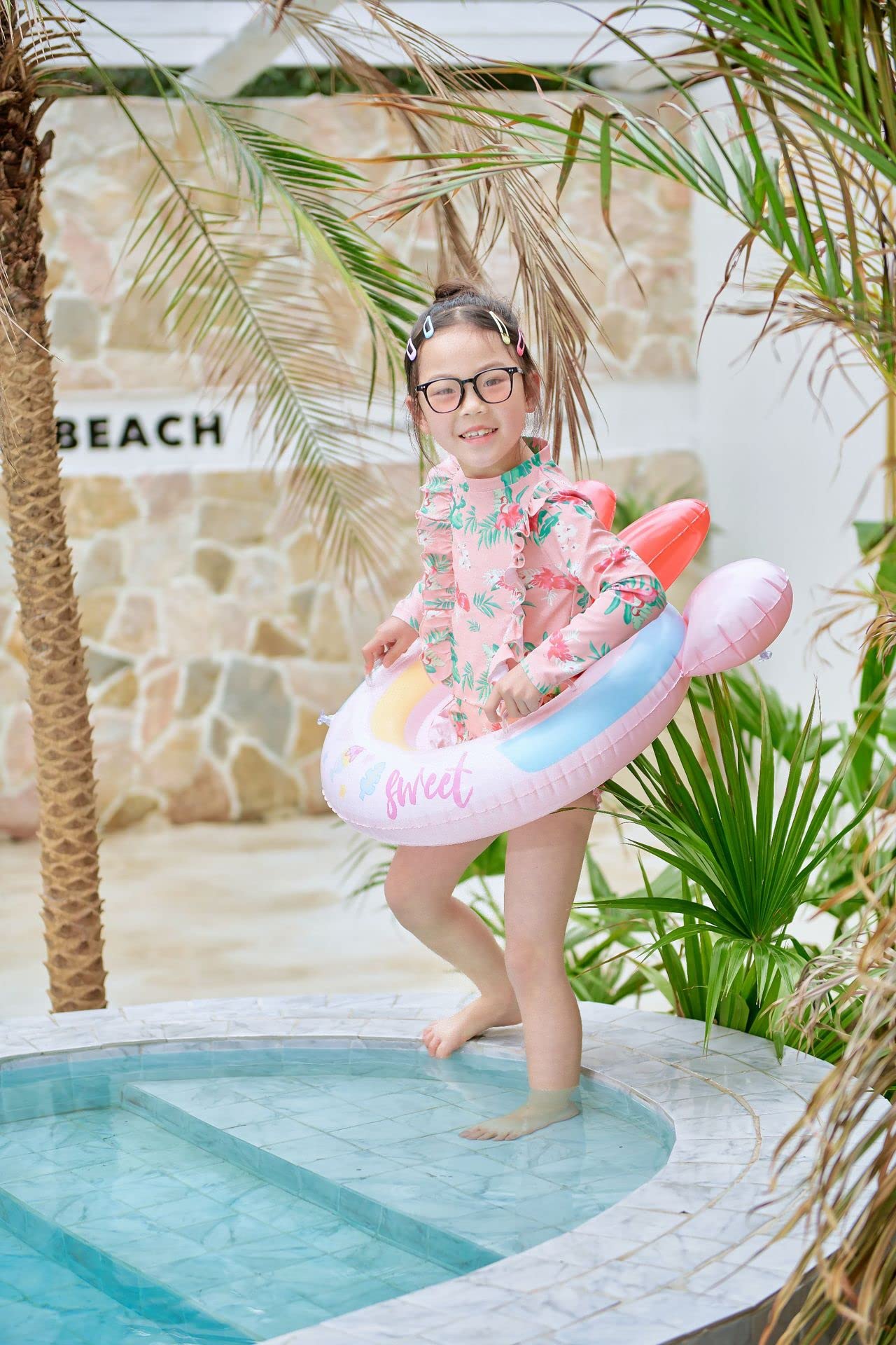 ベビーフロート 可愛いハンドル付き 足入れ 子供用浮き輪 お風呂 水遊び プール ビーチ 海水浴 水泳用品 男の子 女の子