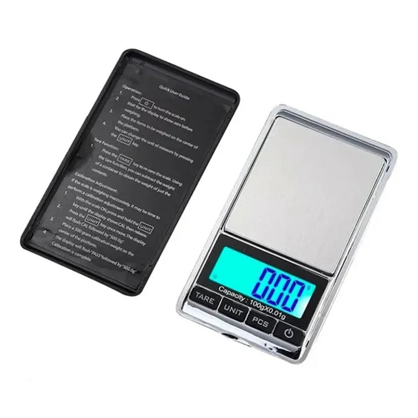 電子秤、 ミニデジタルスケール 100/200/500 グラム 0.01 グラム、高精度 LCD バックライト電気ポケットスケールジュエリーグラム重量キッチン用 使いやすい