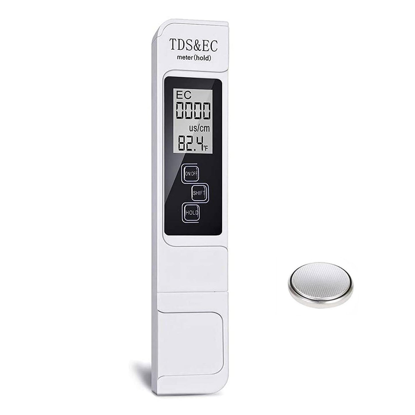 GOOMAND 水質測定器 TDS EC メーター 測定範囲 0-9990us/cm 0-9999ppm 水温 自動温度補正 3-in-1 TDS&EC& 水質テスター