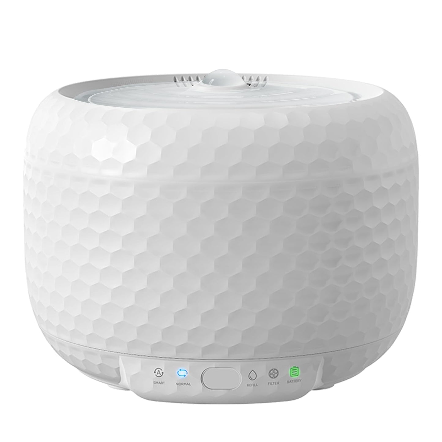 Petsuper 自動給水器 猫 水飲み器 ペット給水器 自動循環式 水量目視可能 静音 お留守番対応 大容量 節電 省エネルギー 犬猫用水飲み器 お留守番対応 ペット用品 活性炭フィルター付き 水洗い可能 中小型犬猫用(ホワイト)PW01