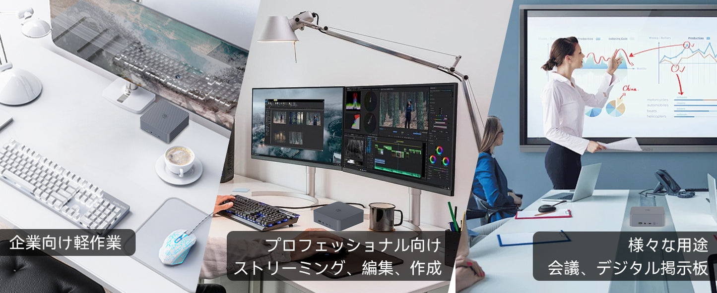 Beelink Intel Core 1220P ミニpc,内蔵PSU EQi12 10C/12T,最大4.4GHz,Copilot minipc デュアルチャンネル24GB LPDDR5 RAM 500GB NVMe SSSD デュアルLAN,4K@60Hz デュアルHDMI,WiFi6,BT5.2,WI 11