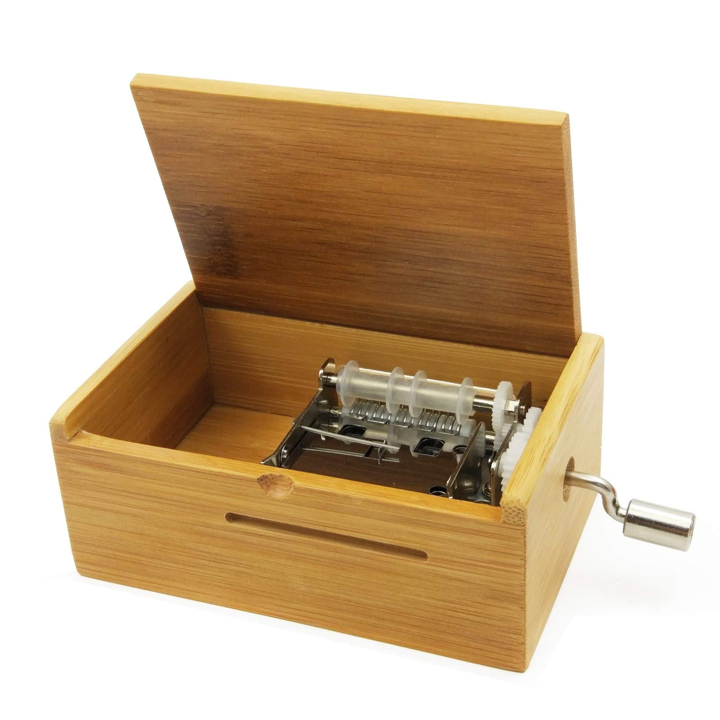15弁手回しオルゴール自分で曲を作る DIY Make Your音楽ツールキット (竹製ボックス)