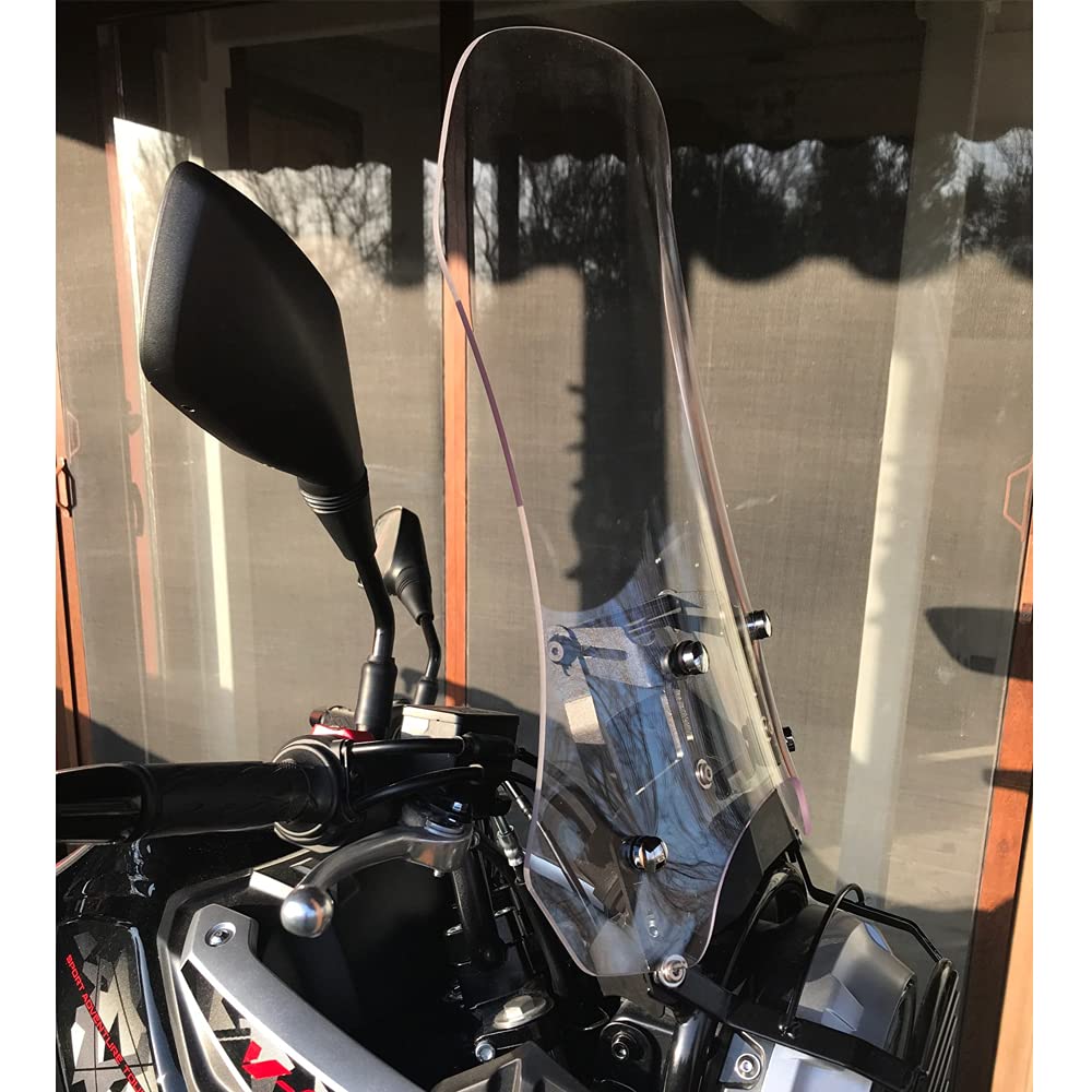 DL250 Vstrom DL 250 フロントガラスウインドスクリーンシールドディフレクタープロテクターカバーアクリル ブラック