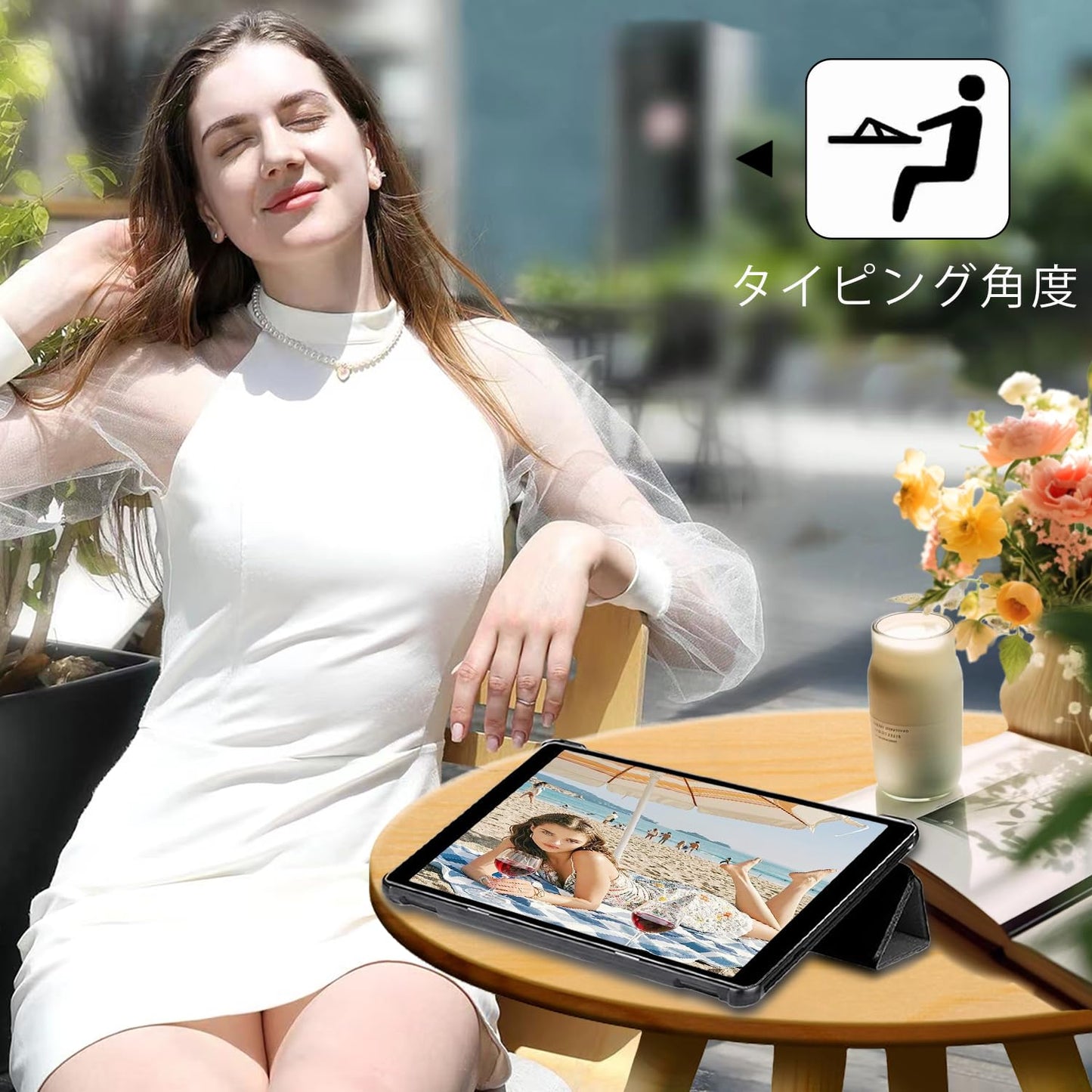 Fire HD 10 ケース 2023 New Fire HD 10 第13世代 カバー Fire HD 10 2023適用 タブレット 第13世代 全面保護型 三つ折りスタンド オートスリープ スマートカバー 耐衝撃