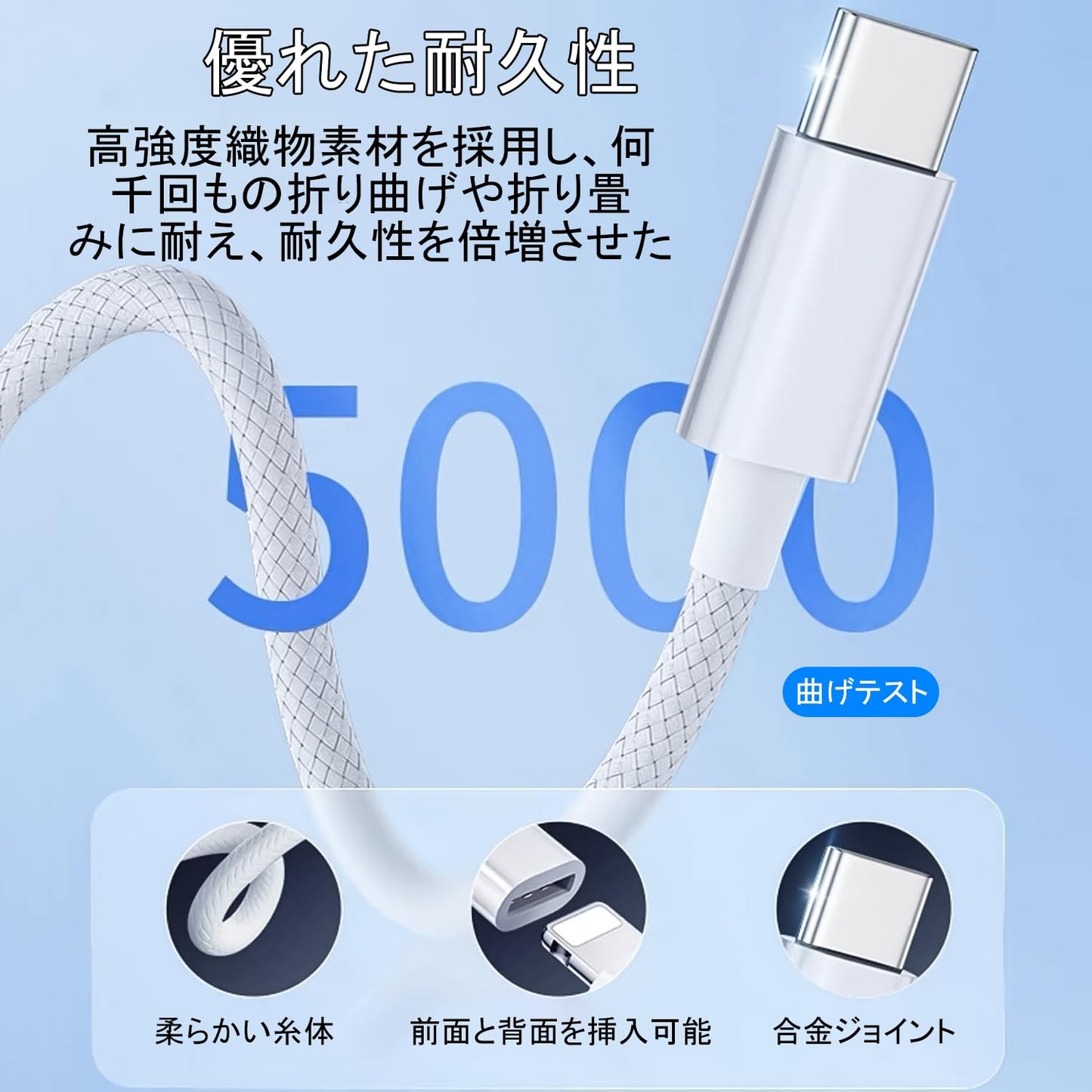 Type C to ライトニング変換 アダプタ 【2025新登場】USB C 変換ケーブル 急速充電/高速転送対応 タイプc ケーブル 接続アダプタ Phone 16/ Phone 15シリーズ/Pad Pro/Pad 10/mini6/Air 4/Air 5/MacBook/Xperia/Samsungなどの機種に対応