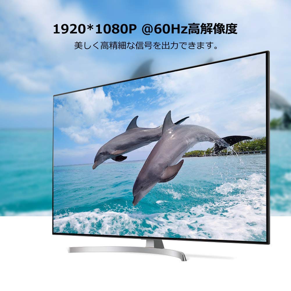 ConnBull HDMI 変換 VGA DVI HDMI 音声出力 多機能 変換 4合1 アダプタ 3840*2160 4K解像度 多ポートビデオ変換アダプター プロジェクター PC HDTV等に対応