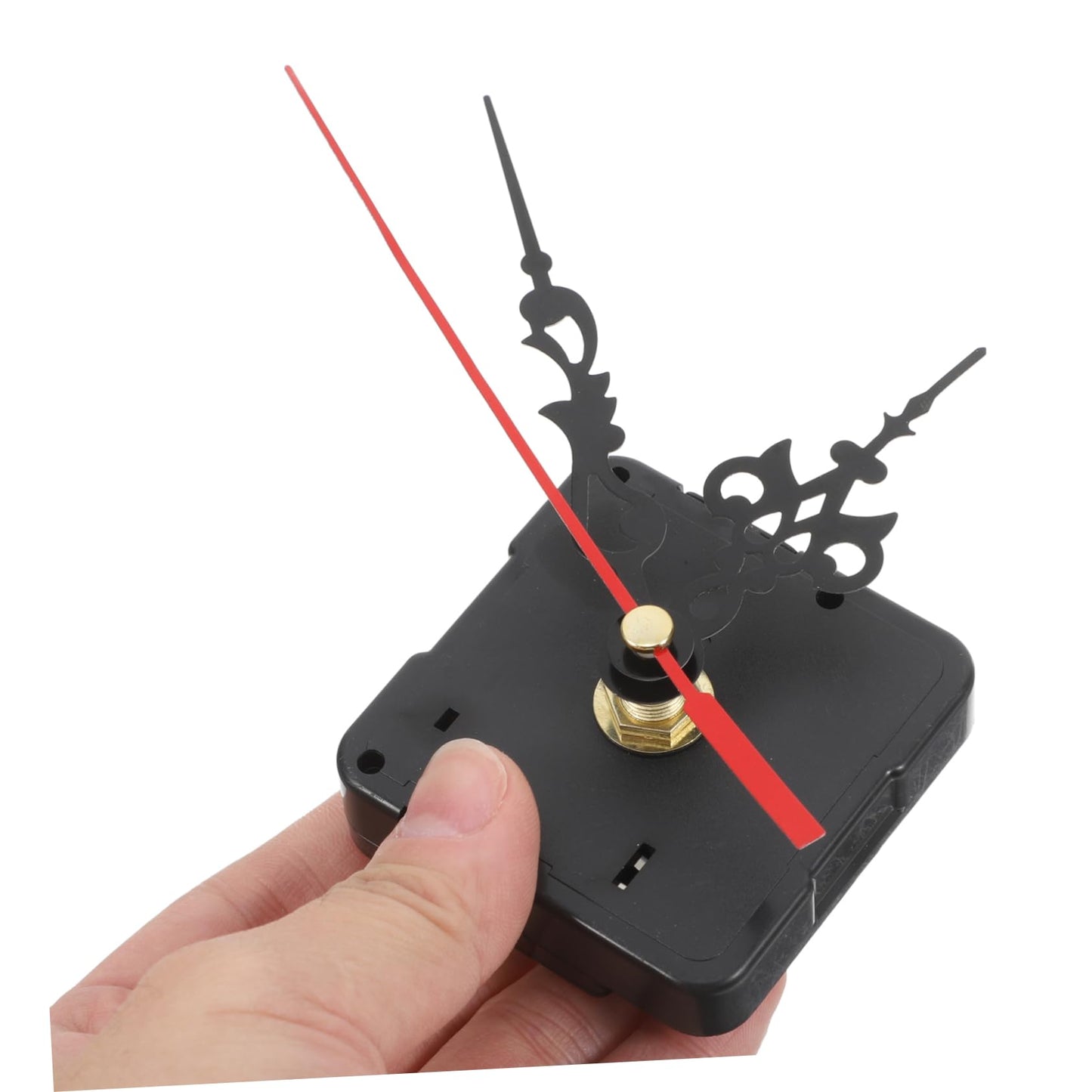 1 セット クォーツ時計のムーブメント DIY 時計機械 時計パーツセット 時計DIY DIY時計作成 時計機構のメンテナンス 時計の針のアクセサリー 機構交換 Abs Black
