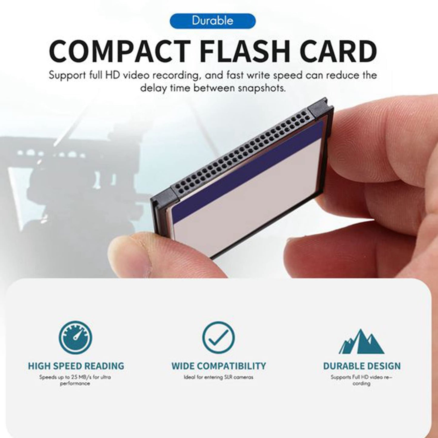 カメラ、広告機、産業用コンピュータ カード用のプロフェッショナル 32GB コンパクト フラッシュ メモリ カード
