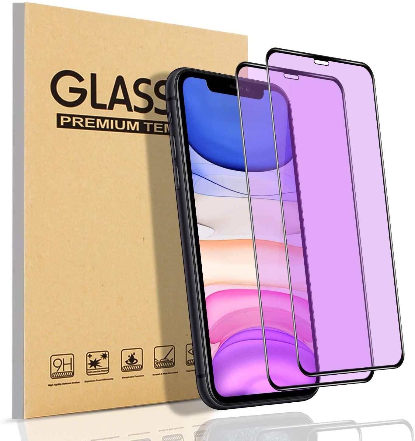 iPhone11 ガラスフィルム サラサラ iPhone XR 保護フィルム サラサラタッチ iPhone11 保護フィルム ゲーム用 iPhone 10r 強化ガラス プロテクター 反射防止
