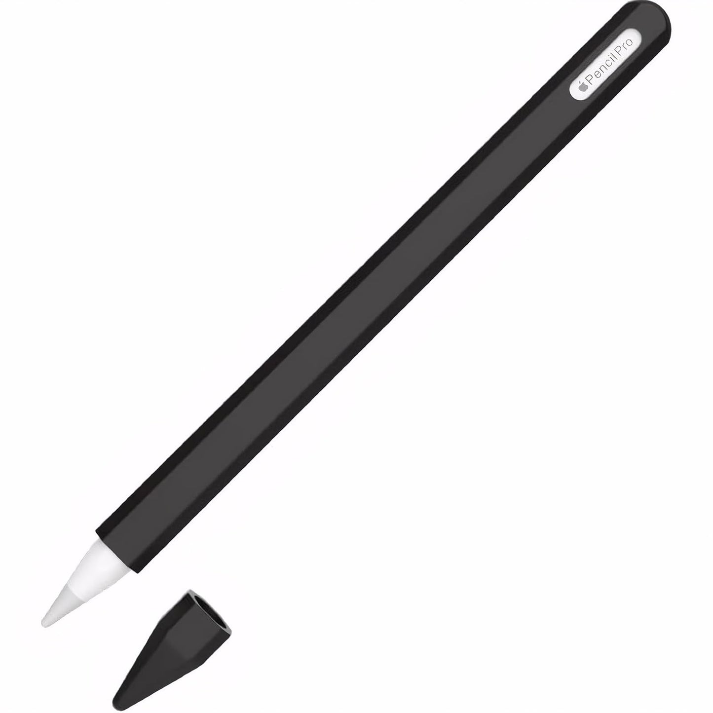 Apple Pencil Pro 2024&Apple pencil 2nd 第2世代用 アップルペンシルケース シリコン アップルペンシルカバー シリコン保護ケース かわいい 鉛筆 デザイン 握りやすい 滑り止め グリップ 柔らかい アップルペンシルプロ/アップルペンシル第2世代対応 (オレンジ)