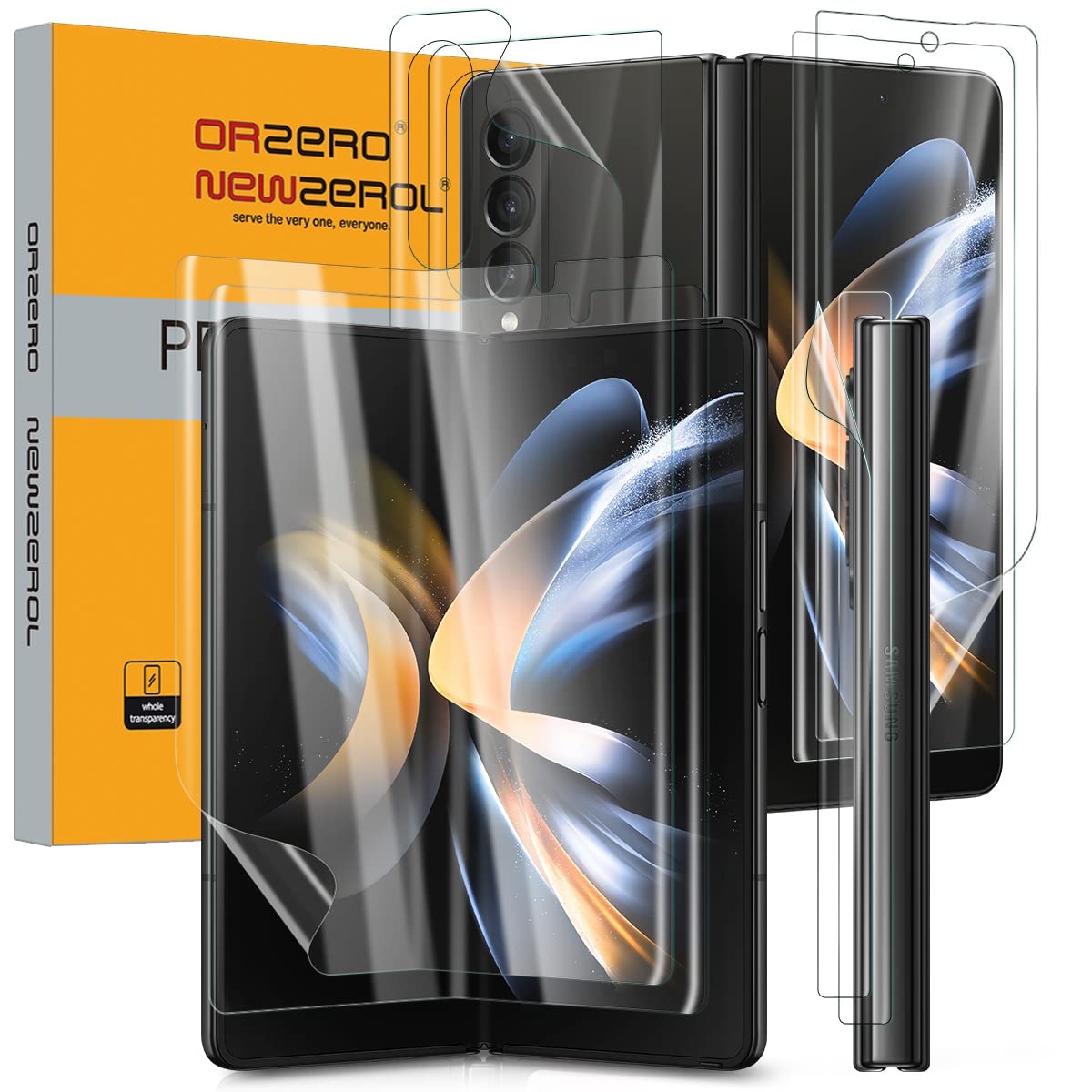 For Galaxy Z Flip4 フィルム【全面保護・気泡消失・高透過率・指紋防止・自動吸着】 液晶スクリーンフィルム ギャラクシーZ Flip 4保護フィルム