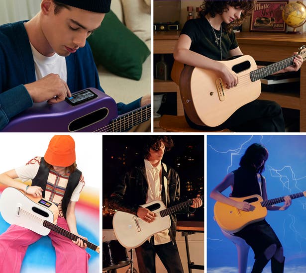 気分は一流ギタリスト、次世代型スマートギターLAVA!