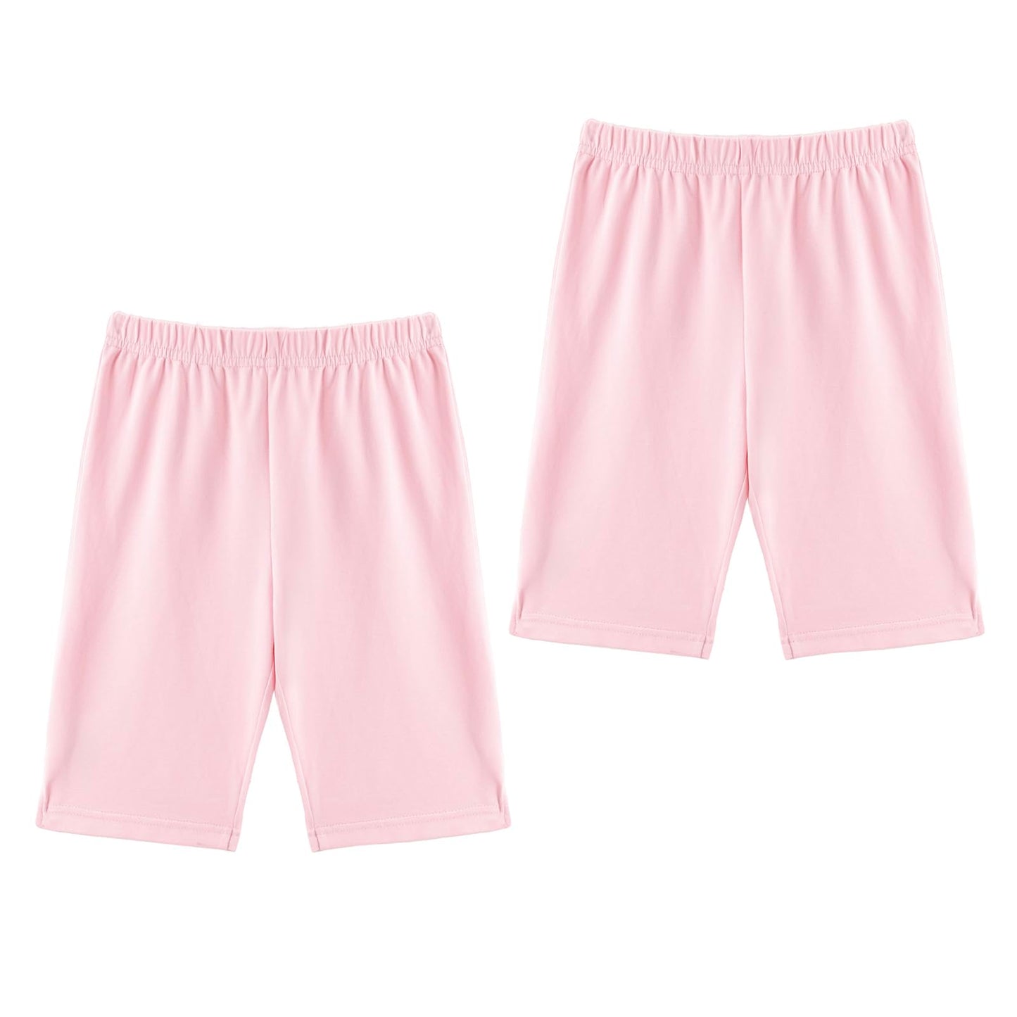 キッズ 5分丈 ハーフ丈 パンツ 女の子 男の子 夏服 2枚セット ストレッチ ズボン ボトムス 伸縮性 裾スリット