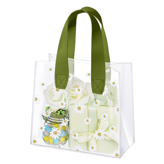 プールバッグ 25*23*14.5cm 透明トートバッグ 防水 ビーチバッグ 可愛い ビニールバッグ 大容量 お持ち運び便利 ビーチ/水泳/ジム/温泉/旅行/アウトドア用