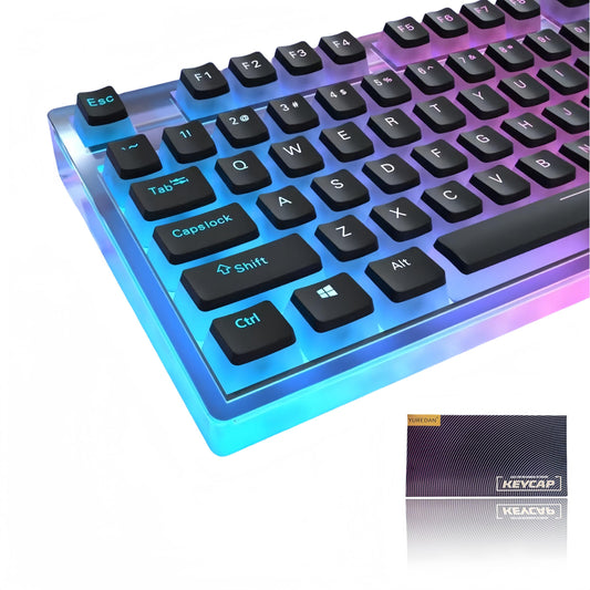130キー プリンキーキャップ PBT透明感キーキャッ61/64/87/104/108 Cherry MX OEMプロフィールユニバーサルタイプ