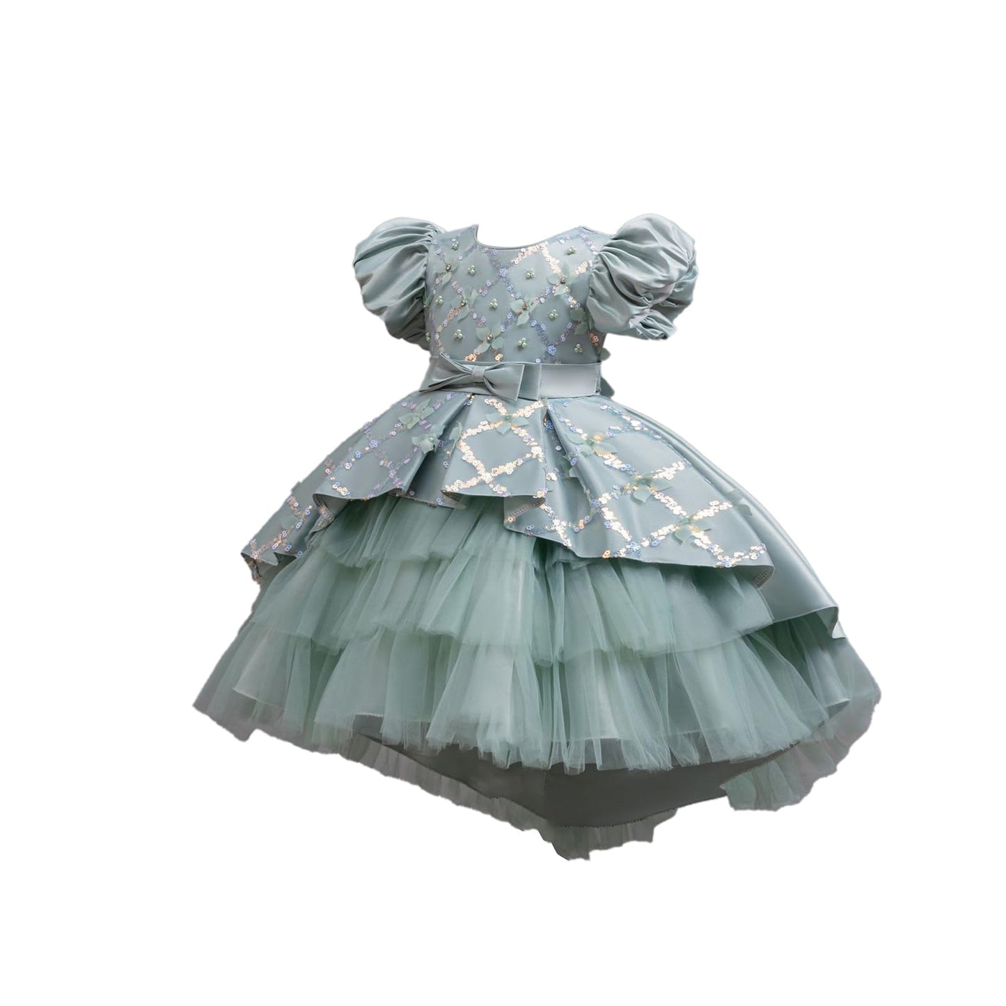 キッズ ドレス パーティー 女の子 ワンピース キッズ 子供服 発表会 子ども チュールドレス プリンセスドレス リポン付き フォーマル ワンピース 記念撮影 結婚式 可愛い 通学 入学式 演奏会