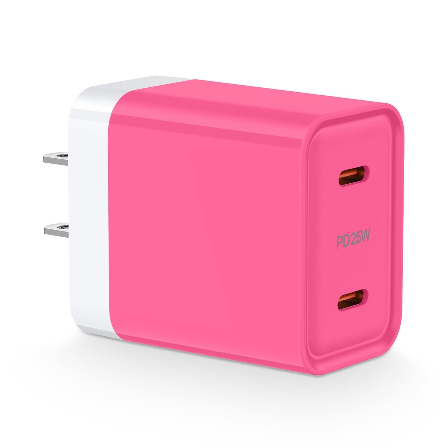 急速充電器 Type-C USB充電器 25W 2ポートType-C*2 iPhone 16充電器 タイプc type c コンセント [PD3.0対応/PPS急速協議対応/PSE認証済み] iPhone16/15/14/13シリーズ/Galaxyシリーズ/iPad/Macbook Air/Surface/その他 PD25Wの規格内で充電可能な機器
