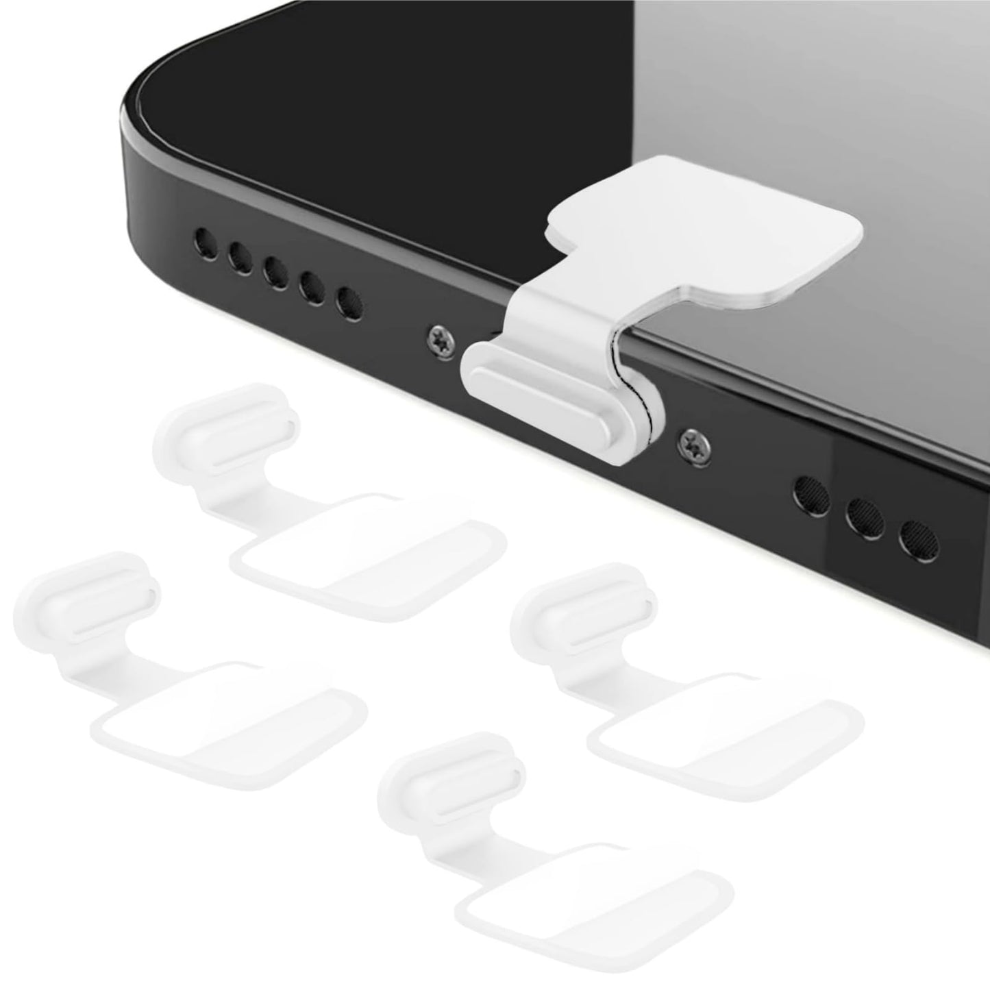 iPhone16/iPhone15/Galaxy/Xperia/Google/Xiaomi/iPad/Androidなど対応 コネクタカバー 防塵 防砂 防水 タイプc キャップ 紛失防止 シリコン 高耐久 抜き差し便利 Typec キャップ 充電口カバー タイプC カバー ブラック