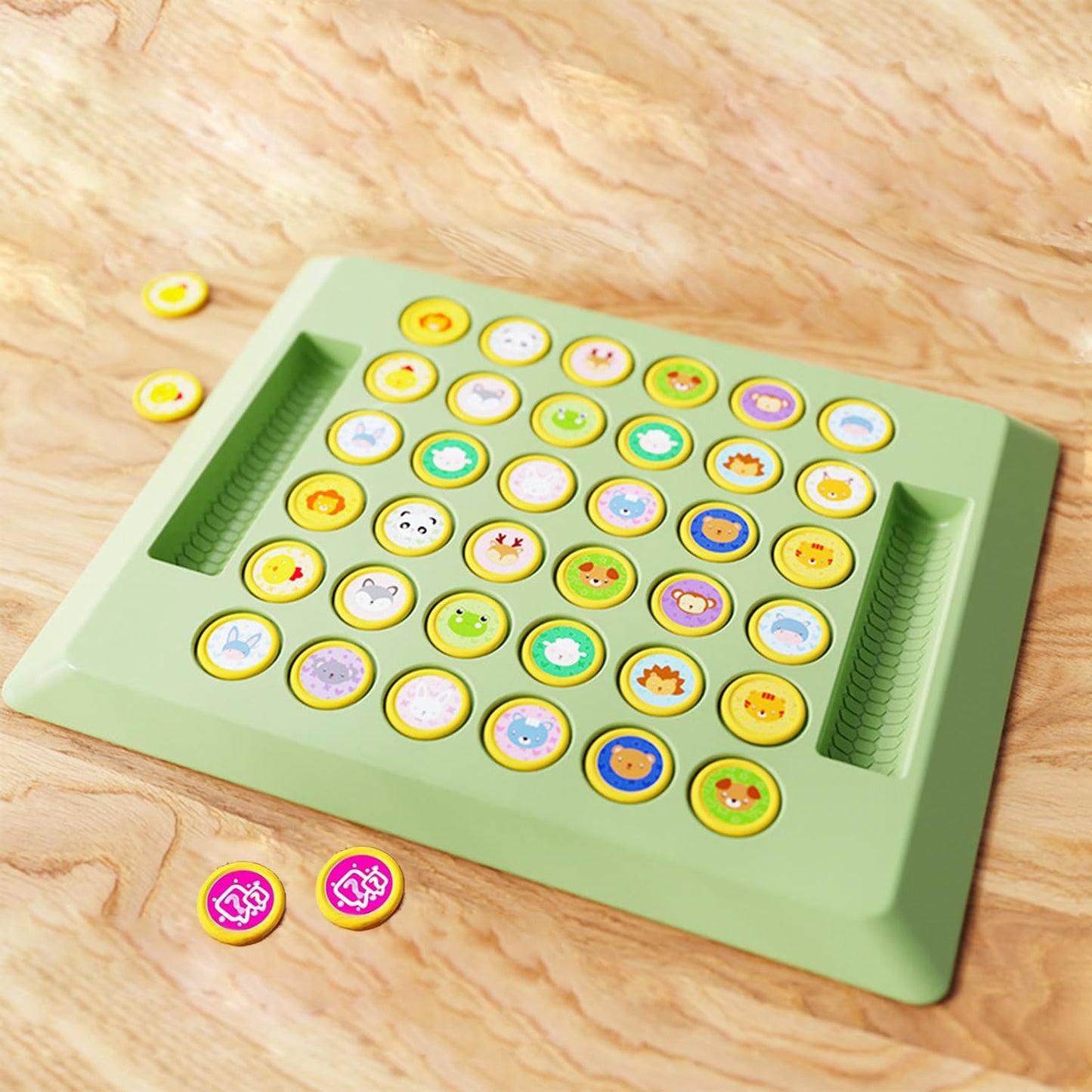 オセロ 子供用 マグネット式 反動回転テーブルゲーム 折りたたみ式 チェス ポータブル