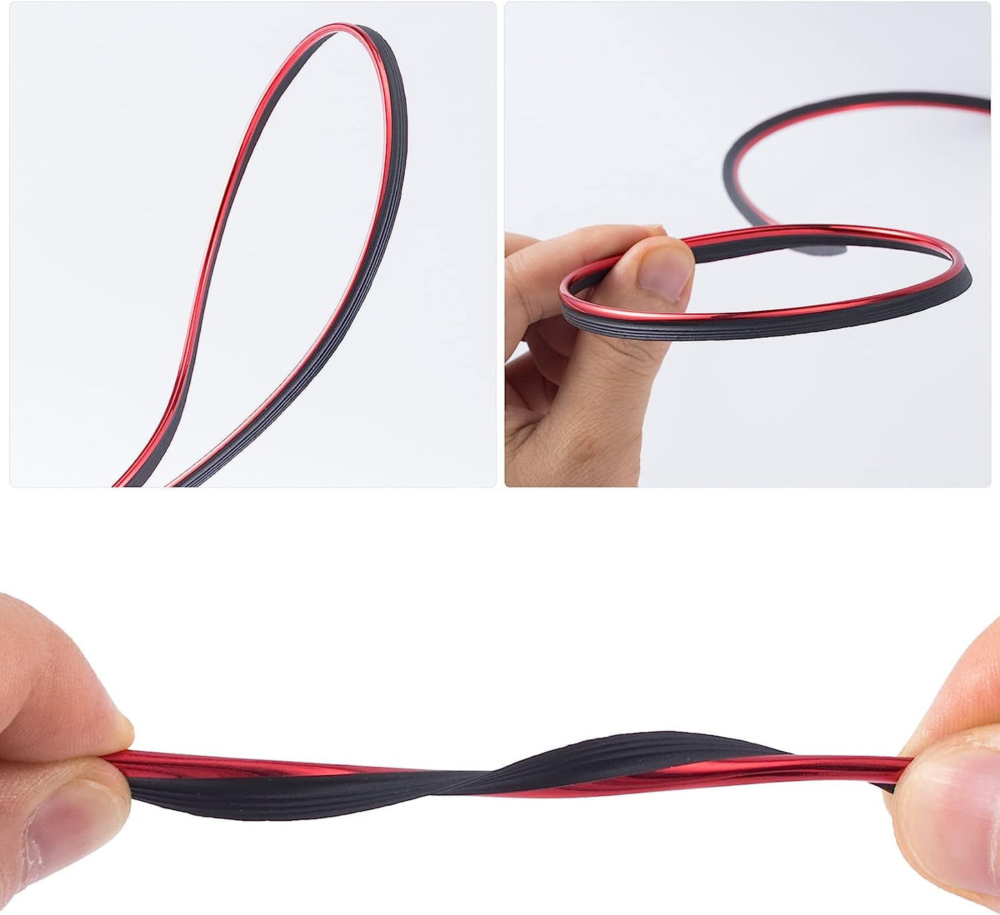 車カラーモール 車インテリアモール 長さ5m 幅2mm メッキタイプ 取付用ヘラ付属 車内インテリア マルチモール キズ防止 カー用品 簡単取付
