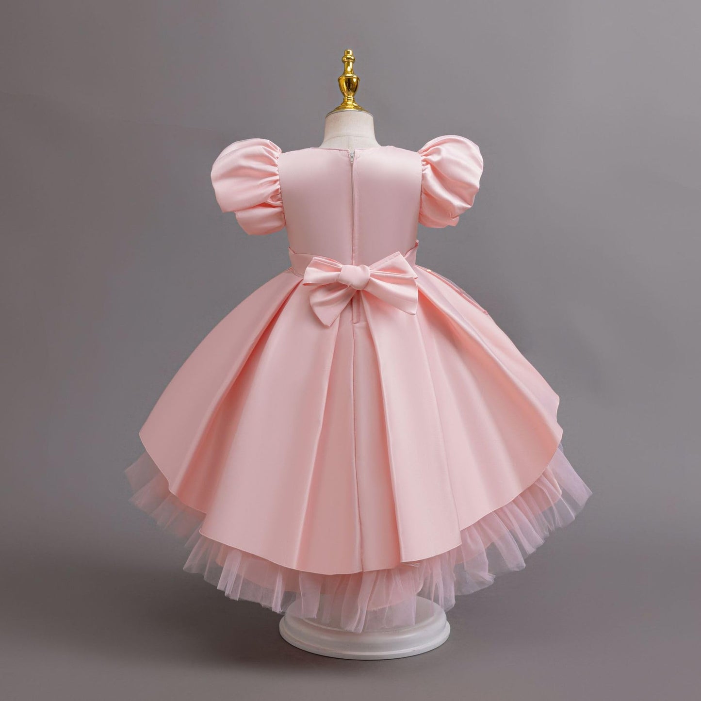 キッズ ドレス パーティー 女の子 ワンピース キッズ 子供服 発表会 子ども チュールドレス プリンセスドレス リポン付き フォーマル ワンピース 記念撮影 結婚式 可愛い 通学 入学式 演奏会