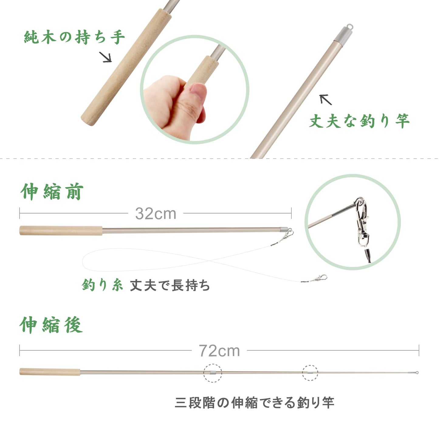 猫 おもちゃ 猫じゃらし ねこ玩具 昆虫 大飛ぶ虫昆虫６個 竿つき