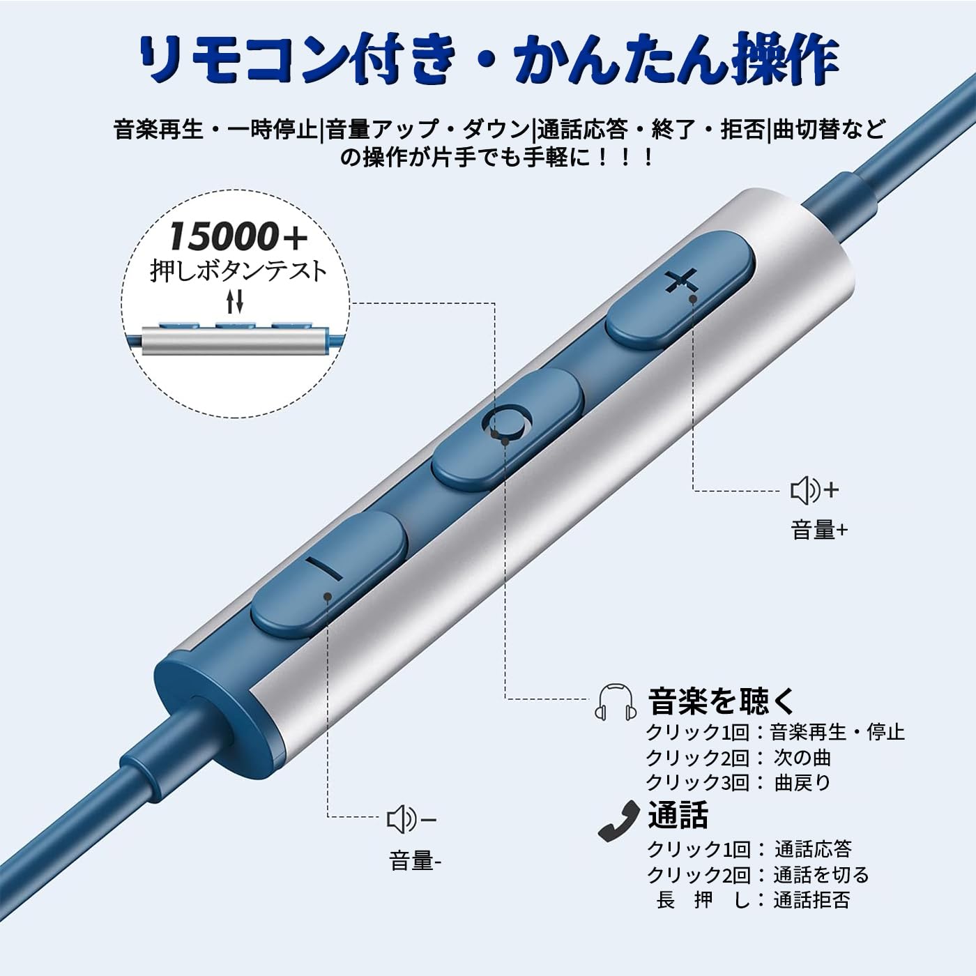 イヤホン マイク USB 有線 ヘッドセット 【2.3m】 マイク付きイヤホン 通話可能 音量調節 HIFI音質 テレワーク WEB会議 Zoom パソコン用 ゲーミング USB-A ポート搭載のデスクトップ、コンピュータ、PC、ラップトップなどに対応