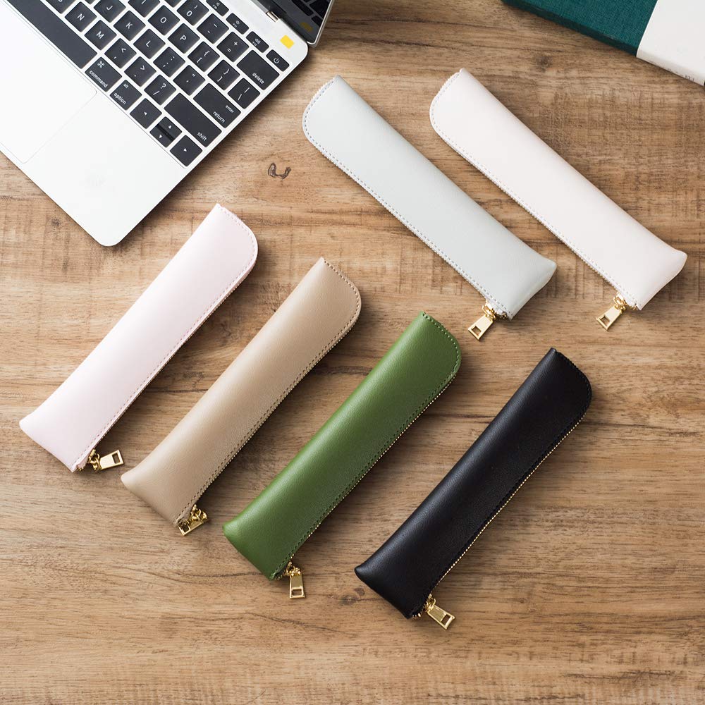 ペンケース 革製 スリム ペンポーチ ふでばこ ミニ デザイン おしゃれ タッチペンApple iPad pencil ペン入れ おしゃれ かわいい 質感いい シンプル プレゼント