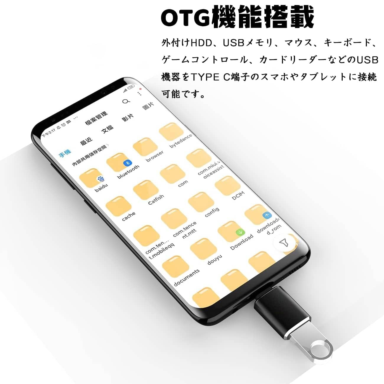 【2個セット】トヨタ ハリアーHarrier 80系 Type-CからUSB変換 ハリアー80系専用アクセサリー USB3.0変換アダプタ 充電 データ転送 設定不要 プラグ＆プレイ (ブラック)