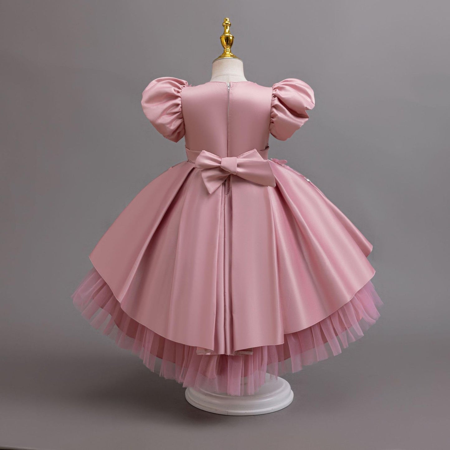 キッズ ドレス パーティー 女の子 ワンピース キッズ 子供服 発表会 子ども チュールドレス プリンセスドレス リポン付き フォーマル ワンピース 記念撮影 結婚式 可愛い 通学 入学式 演奏会
