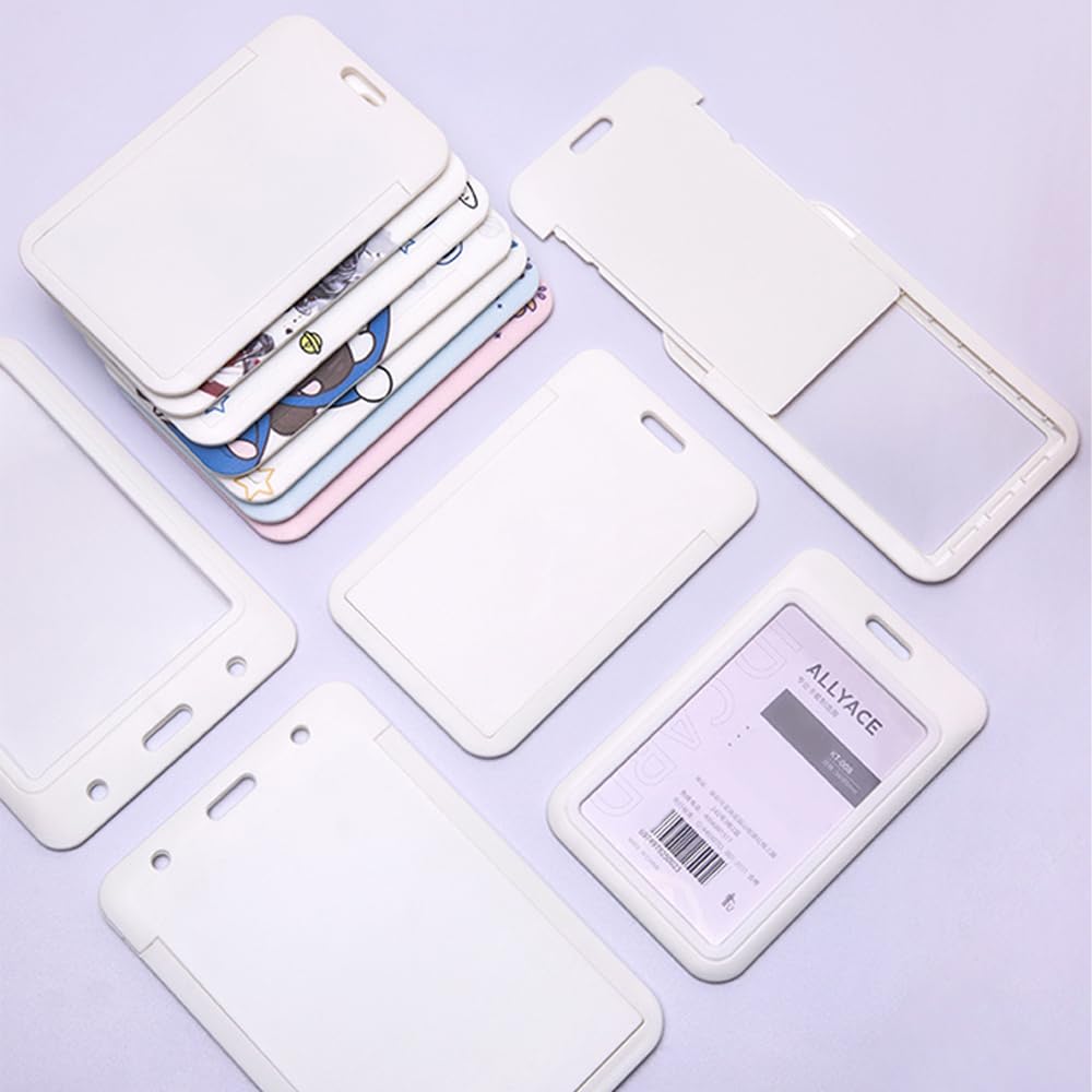 名札ケース カードホルダー ケース プロテクター 縦型 プラスチック プロテクター 防水 クリア オフィス 学校 ID 社員証 各種 クレジットカード 展示会 通勤 通学 男女兼用