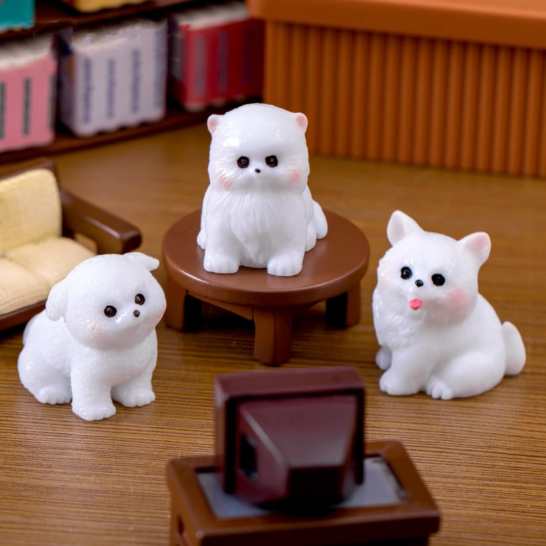 ミニ置物 ミニチュア 犬 10種類セット 小さいなワンチャン フィギュア 可愛い DIY 卓上 装飾 贈り物 風景置物 盆栽飾り 雑貨 おもしろ 新年 誕生日 クリスマス プレゼント アクセサリー オーナメント