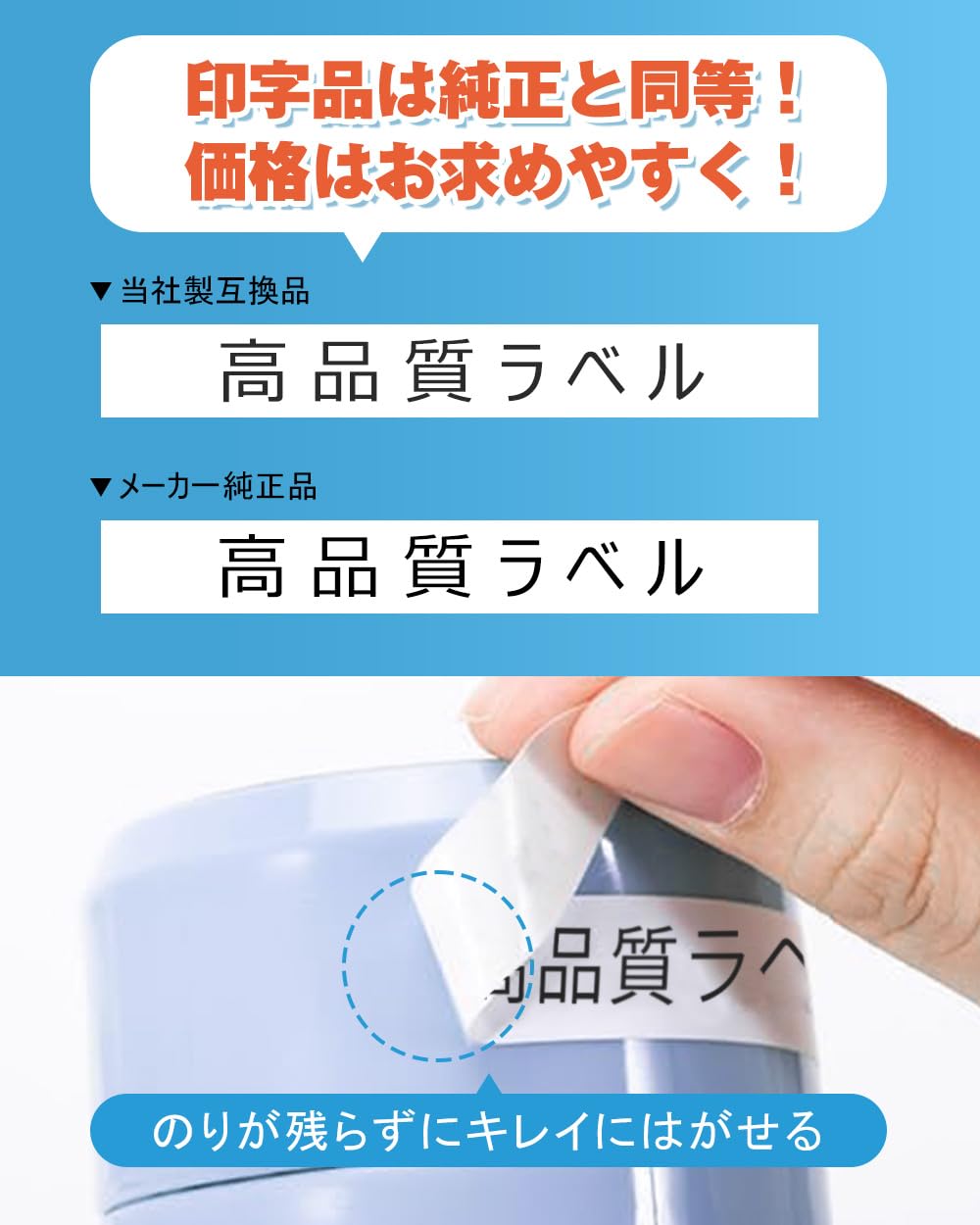 互換品 ネームランド テープ 9mm カシオ ラベルライター XR-9WE 白地に黒文字 CASIO Name Land KL-TF7 KL-P4 ラベルライター テープ