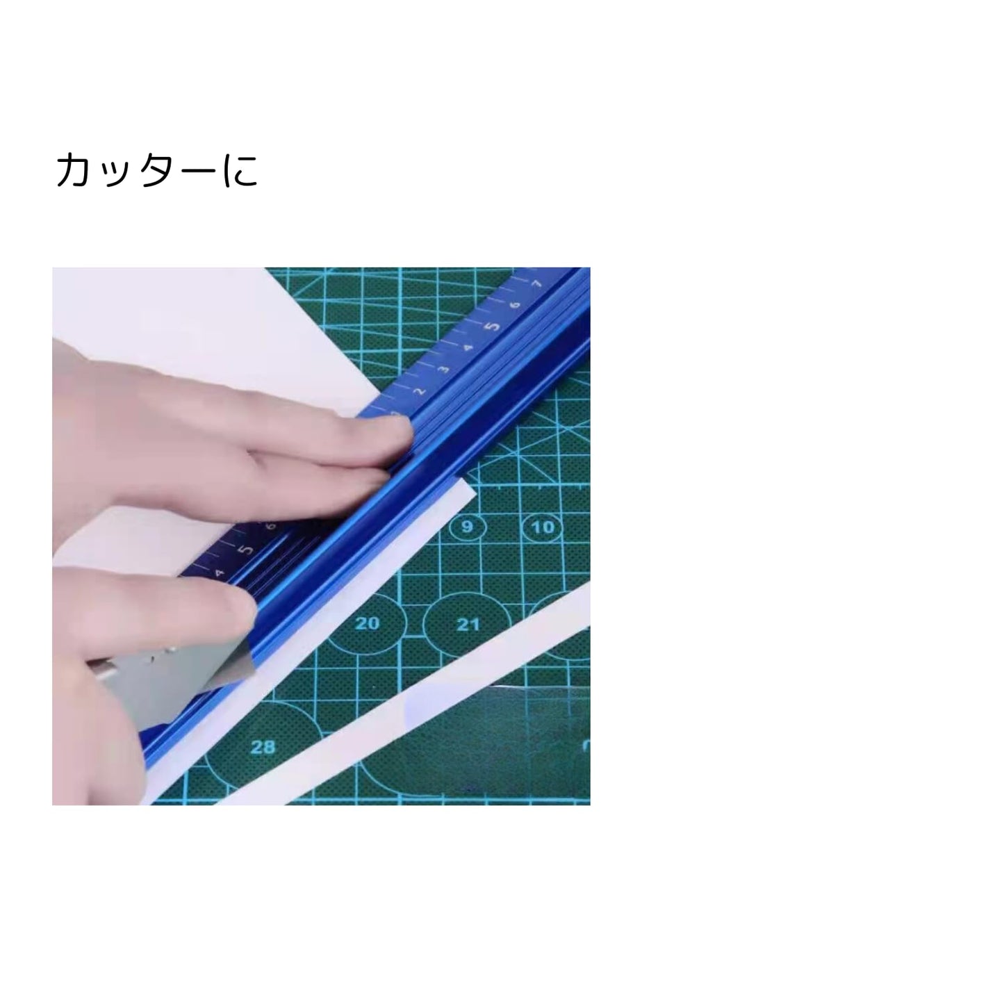 カッター定規 アルミスケール 20cm 曲尺 カットガイド 高精度裁断定規 安全ガード付き (黒, 20cm)