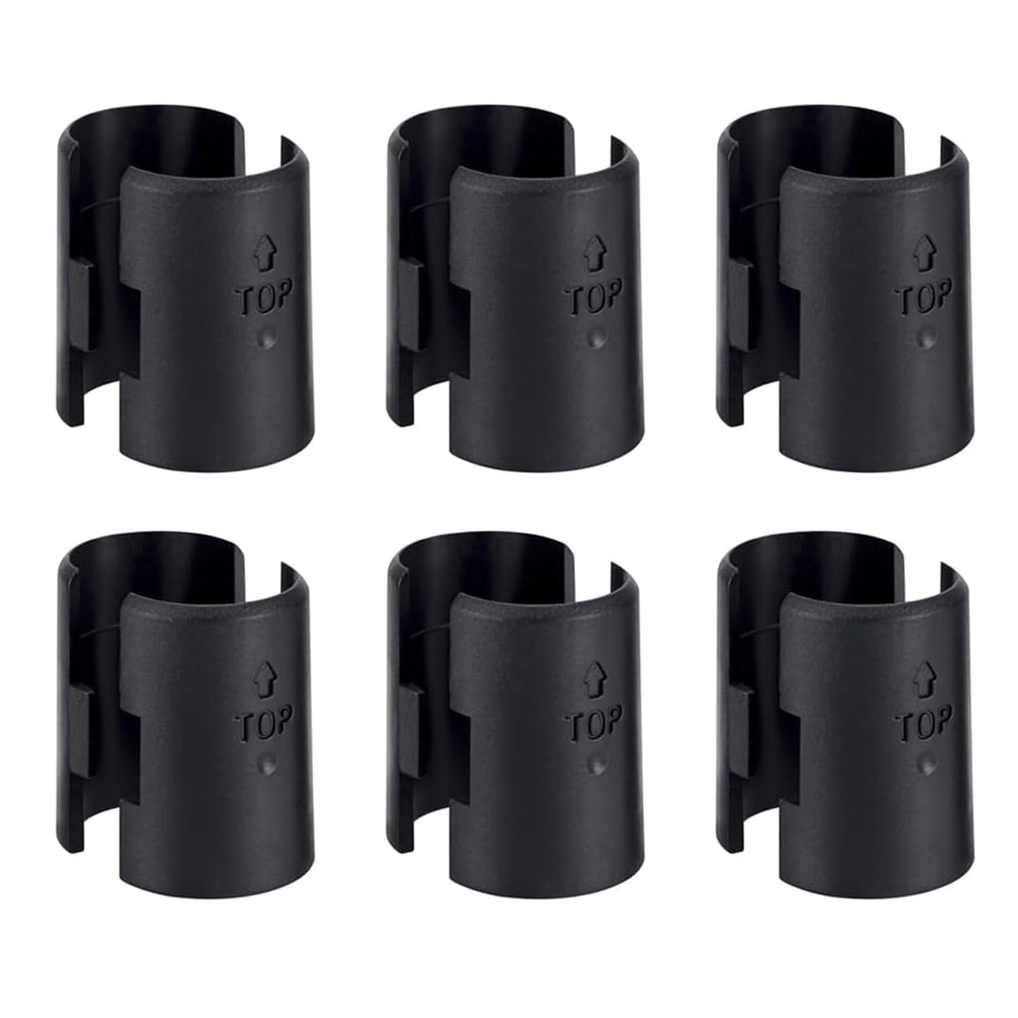 メタルラック 棚板 固定パーツ ロッド 取り付け部品 プラスチック素材 スタイリッシュデザイン メタルラック用パーツ スチールラック用 ソケット 方便・工夫（6個セット 12個入り）
