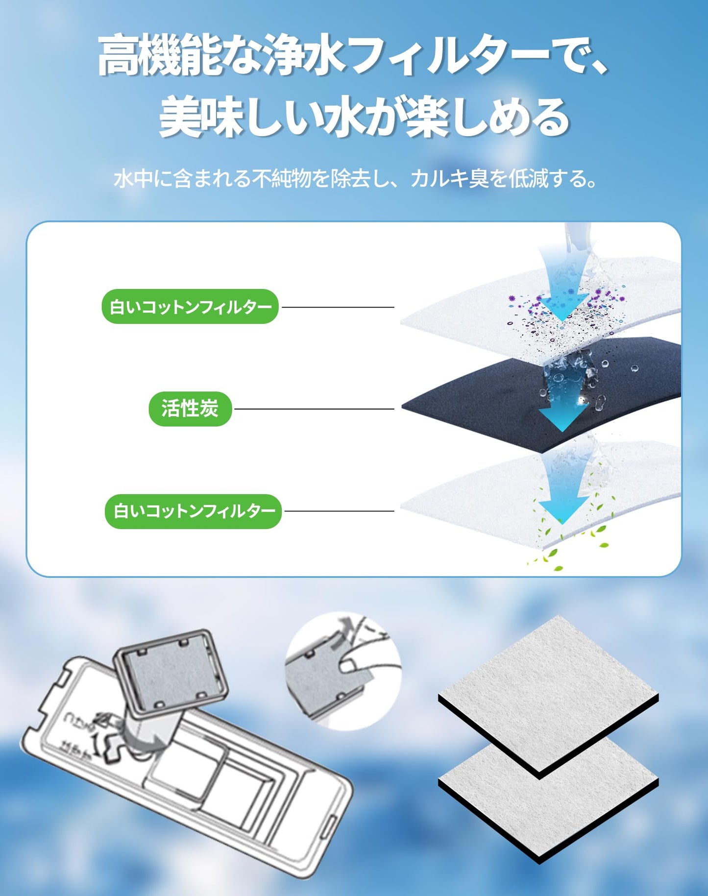 冷蔵庫用 製氷機 フィルター2013370093 2013370093H 浄水フィルター 氷フィルター 冷蔵庫 フィルター 製氷機フィルター シャープ冷蔵庫部品 201337-0093 201337-0093H 201 337 0093 SJ-GT42E SJ-MF43K フィルター SJ-MF43MSJ-MF46K