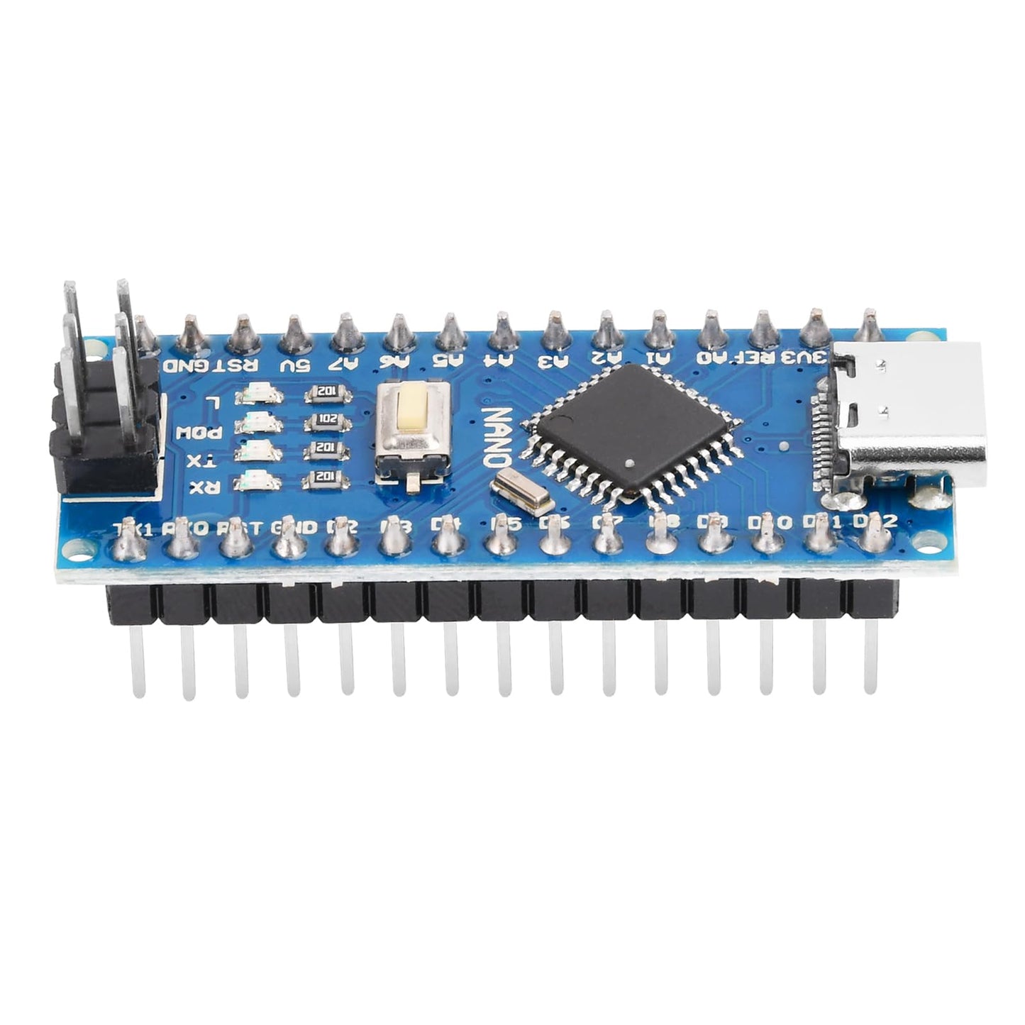 NANO V3.0 CH340 Type-Cインターフェース ピンアウト未はんだの開発ボードモジュール