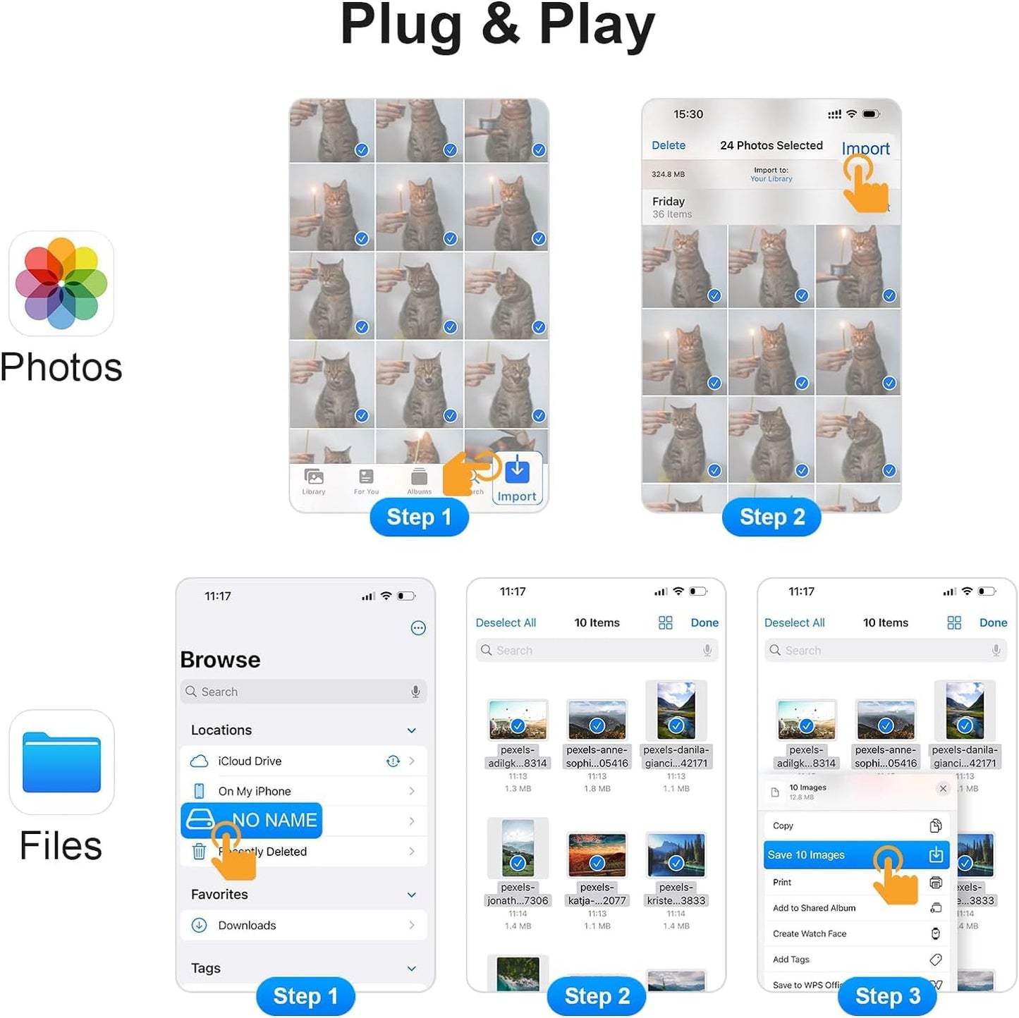 iPhone SDカードリーダー 3 in 1 USB/SD/TF変換アダプタ MFi認証 Lightning 外付メモリーカードリーダー USB3.0 双方向 高速データ転送 設定不要 Lightning - SD力ードカメラリーダー 写真/ビデオ/動画/フアイル iPhone/iPad用 iPhone 14/13/12/11Pro Max/SE3 X XS XR 8plus iOS対応