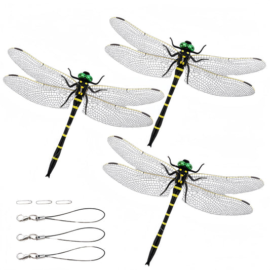 12CM-3匹) おにやんま オニヤンマ君 虫除け おにやんまくん 虫除け 大きい 12cm 本物サイズ 蜂よけオニヤンマ 蜻蛉 昆虫 虫 動物 模型 トンボ 登山 キャンプ 釣り 衣服 玄関 室内装飾など