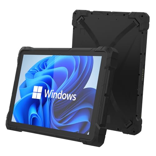タブレットPC 10.1型 現場用タブレット Windows 11 Pro Celeron N4120 8GB 128GB 堅牢タブレット 2.4G+5G Wi-Fi BT4.2 RJ45有線LAN マイクロHDポートIP67レベル防水防塵耐衝撃