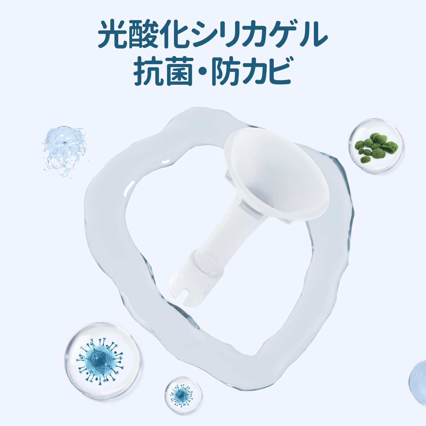 Petsuper 自動給水器 猫 水飲み器 ペット給水器 自動循環式 水量目視可能 静音 お留守番対応 大容量 節電 省エネルギー 犬猫用水飲み器 お留守番対応 ペット用品 活性炭フィルター付き 水洗い可能 中小型犬猫用（ホワイト）PW01