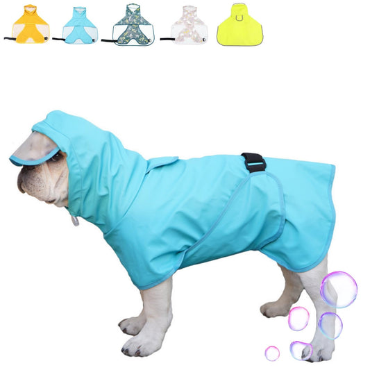 犬 レインコート 犬用傘 防水 着せやすい こーひ 完全防水 速乾ショール 梅雨対策 透明フード付きケープ 着脱簡単 防水 防雪 透湿 軽量 マジックテープ サイズ調整可能 小型犬 中型犬用 大型犬 防塵 梅雨対策 耐久性あり(イエロー（反射） M（2-3KG）)