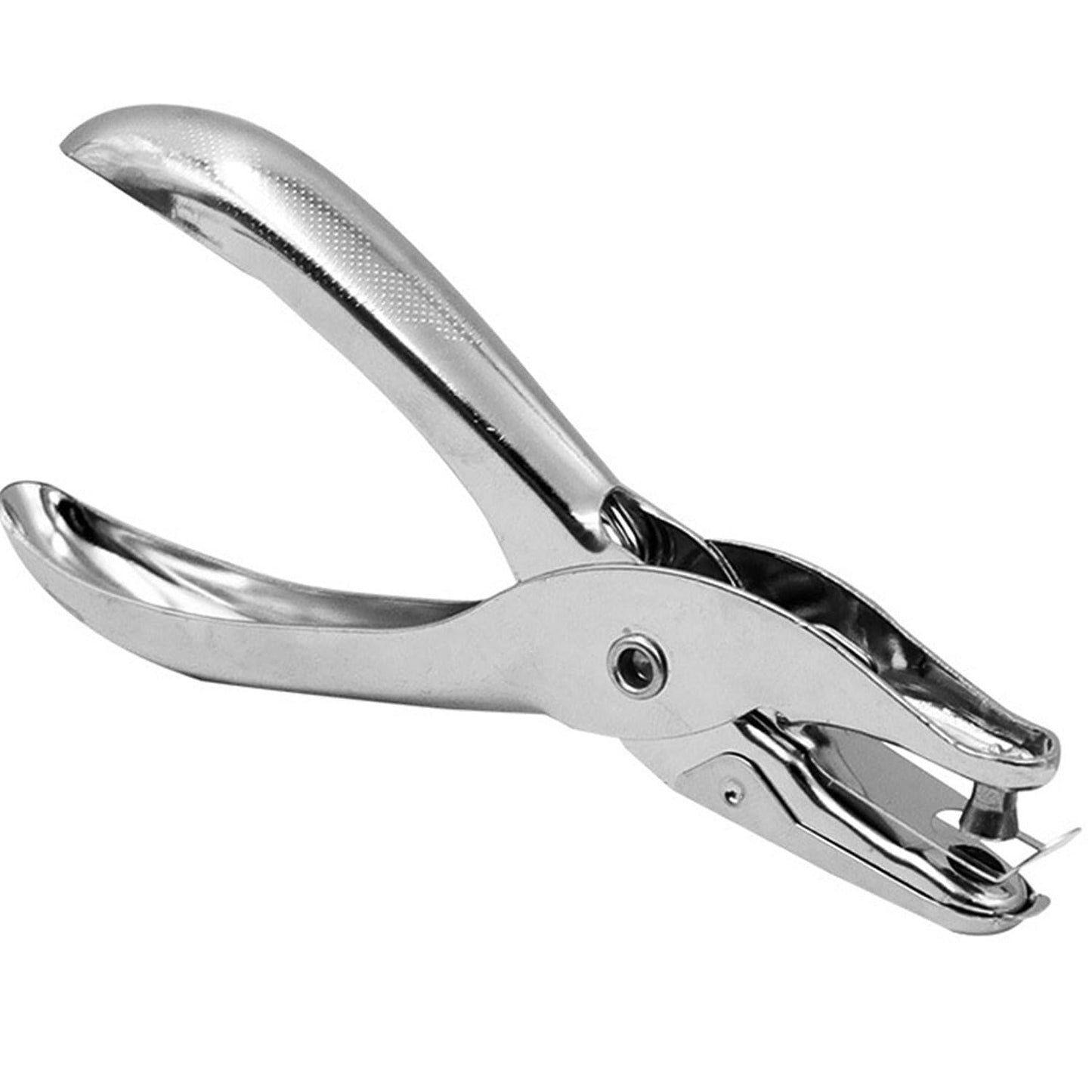 穴あけパンチ 1穴パンチ 6mm/3mm ステンレススチールパンチ 手動パンチ シングルホール 多機能 最大8枚まで穴あけ可能 ポータブル 省エネ DIYツール オフィス用品