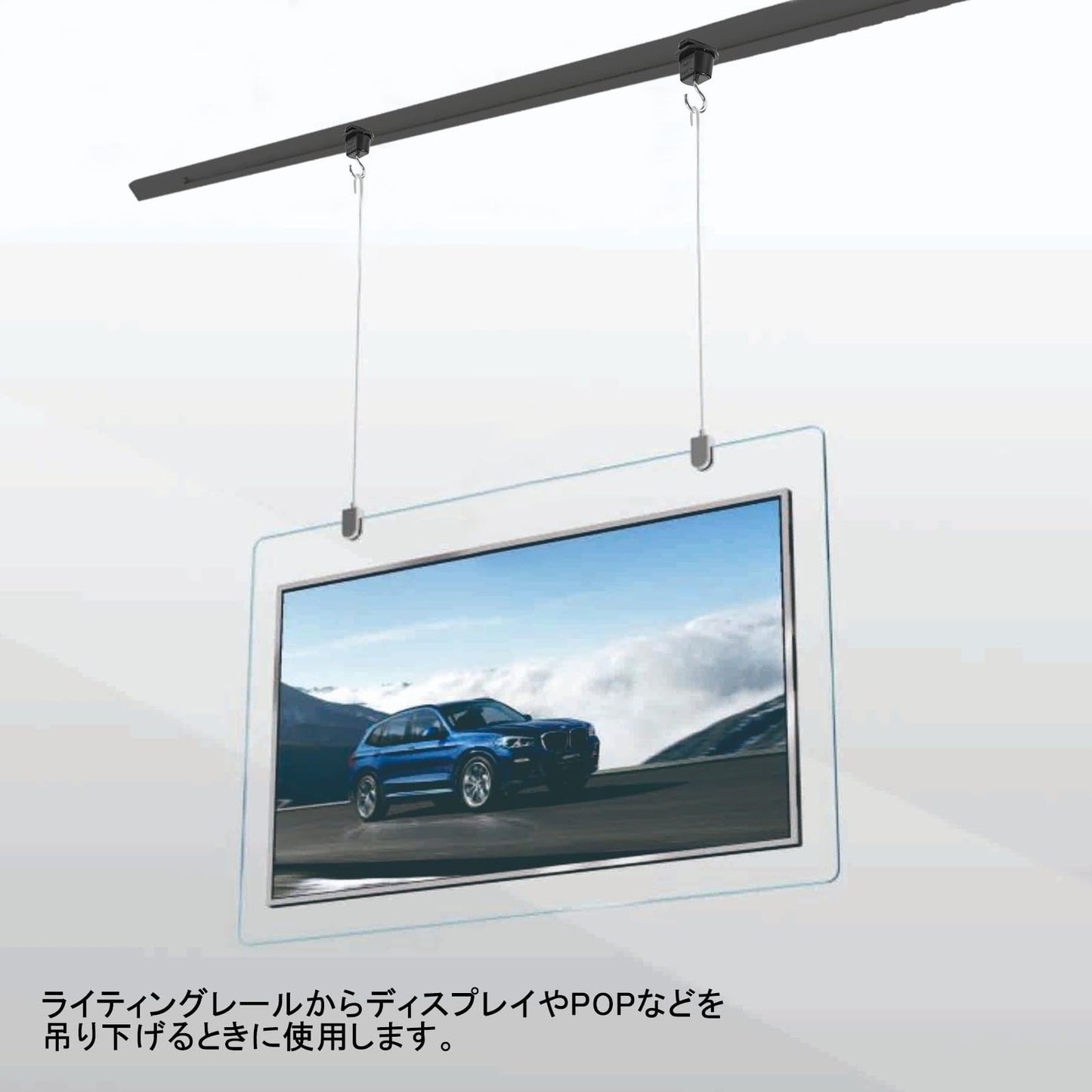抜け止ダクトレール用吊りフック 照明器具配線 ショップライン 吊りフック 吊りフック ライテック ライティングレール用吊りフック オーデリック ライティングレール吊りフック 簡単取付 工事不要 ブラック