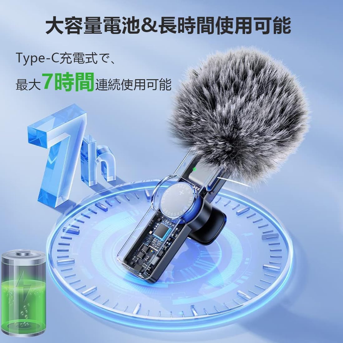 【2025業界新登場】ワイヤレスマイク Type-C iPhone/iPad/PC対応 ピンマイク 360°集音録音 回転可能 風防付き スマホ 外付けマイク プラグ プレイ 2人同時使用 瞬時接続 Lightning変換器付き ASMR/TikTok用 Vlog動画撮影/ライブ配信用/生放送/オンライン授