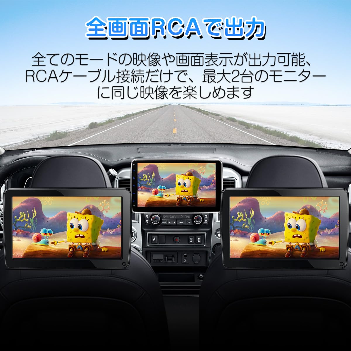 XTRONS 10インチ 1din カーオーディオ iPhone CarPlay android Auto対応 カーステレオ 一体型ナビ 1024*600 IPS ディスプレ Bluetooth スクリーンミラーリング 携帯充電 USB 全画面出力 映像入力 ギボシハーネス付 加工不要 DL10L