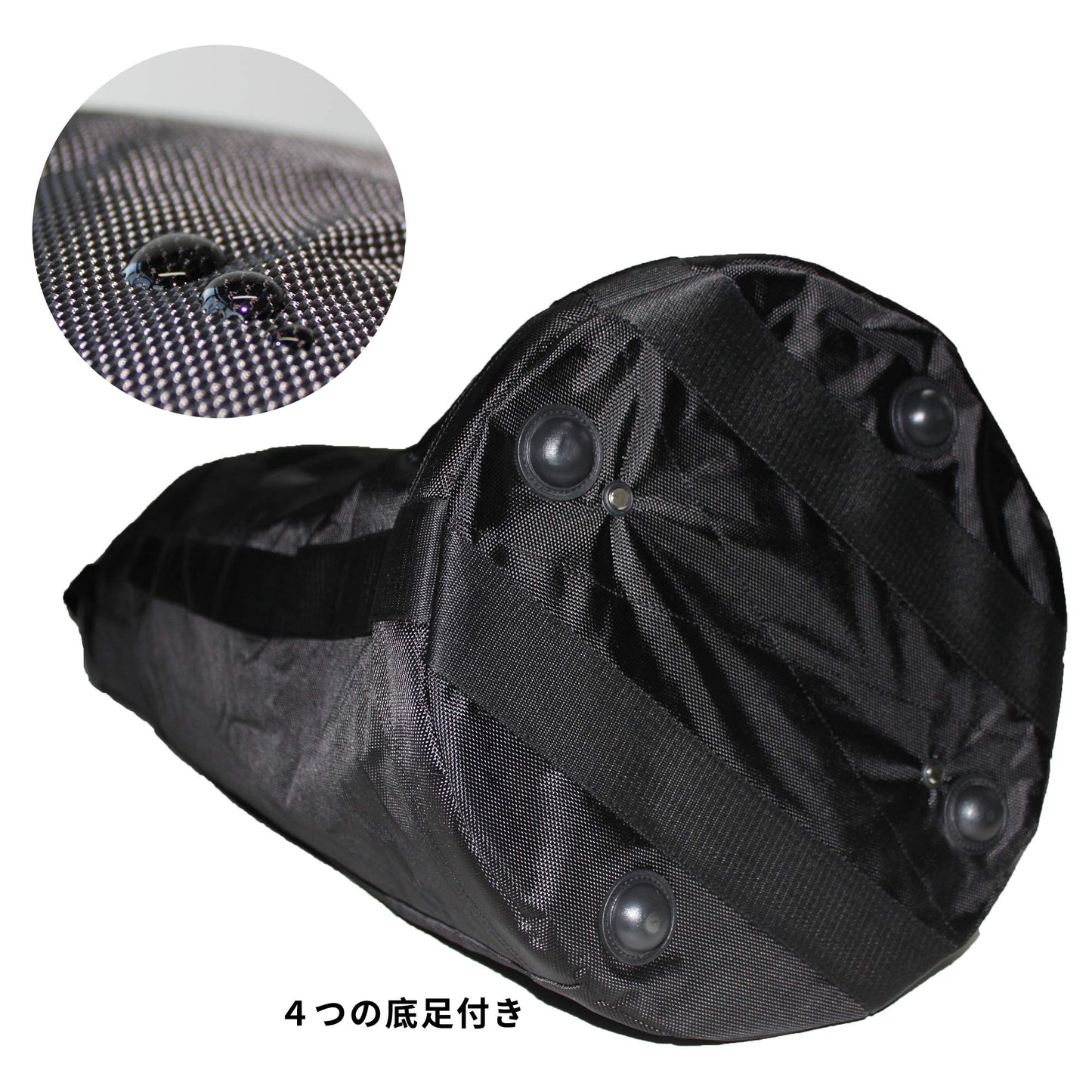 YOTENKA 荷揚げバケツ リフトバッグ 巾着付き 底面厚鉄板入り 最大荷重100KG Φ35cm*H140cm